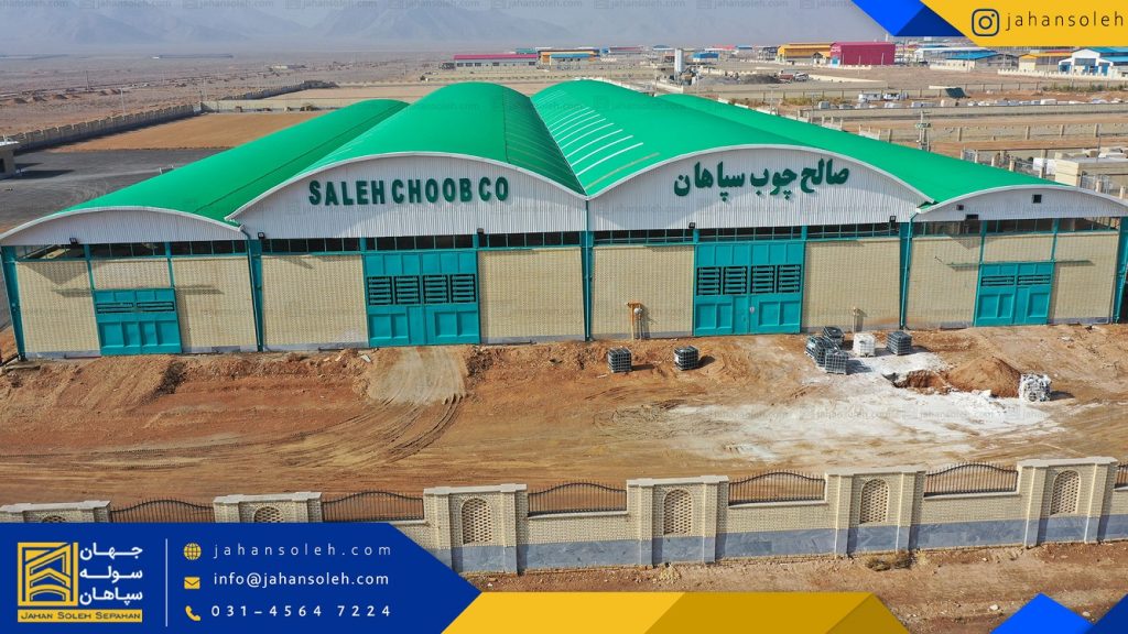 مراحل ساخت سوله با تیرآهن