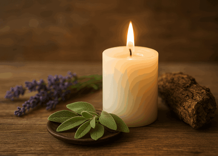 تاثیر شمع در دفع انرژی