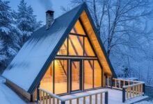 خانه پیش ساخته سبز