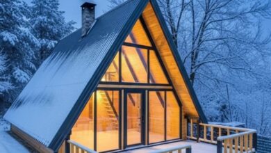 خانه پیش ساخته سبز