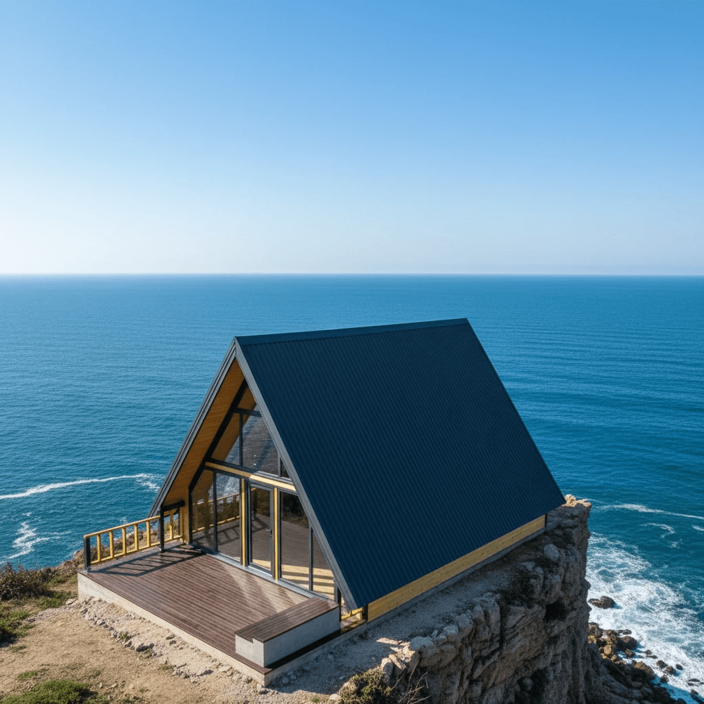 خانه پیش ساخته سبز