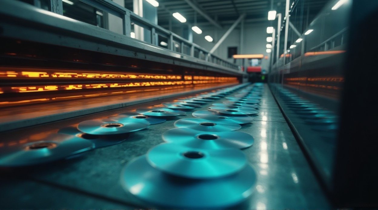 ۴. 🔒 کنترل کیفیت و تضمین دوام در چاپ cd: استانداردهای فرآیند پس از چاپ