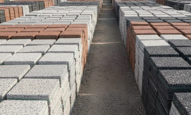 واش بتن در محوطه‌ سازی