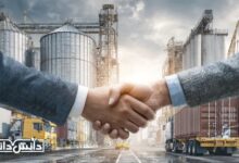 دست‌دادن دو مدیر تجاری در محوطه سیلوهای غلات و پایانه لجستیک نهاده‌های دامی، نماد اعتماد و برندینگ B2B فراتر از قیمت.