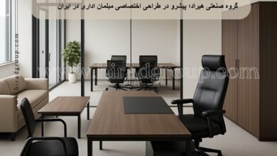 گروه صنعتی هیراد؛ پیشرو در طراحی اختصاصی مبلمان اداری در ایران