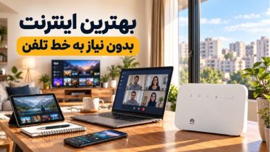 بهترین اینترنت بدون نیاز به خط تلفن با نمایش مودم TD-LTE در خانه